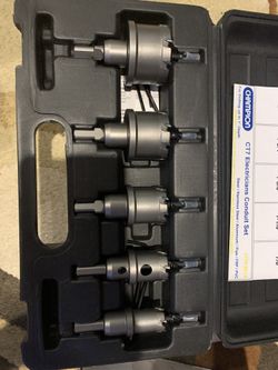 CT7 5 PC CARBIDE TIPPED HOLE CUTTER SET