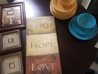 Dishes And Wall Decors