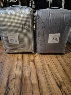 Threshold Gingham Moss King comforter set & Threshold King Comfort & Sham Set