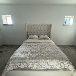 Button Tufted Tall Beds All Frames Sizes Single Full King Queen Are Available Delivery!