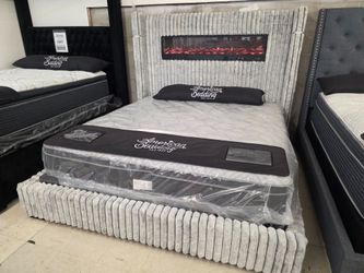 Queen Bed Frames starting at $197!-->Xpress Furniture and Mattress (386)256-2597