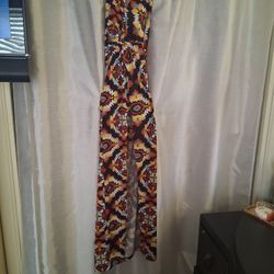 Sexy Maxi Halter Top Dress With Middle Skirt. Size M