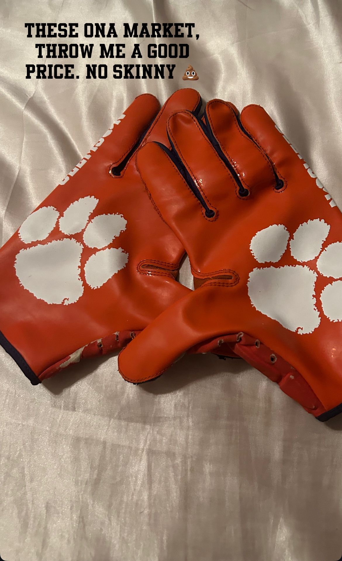 Clemson Gloves 2XL