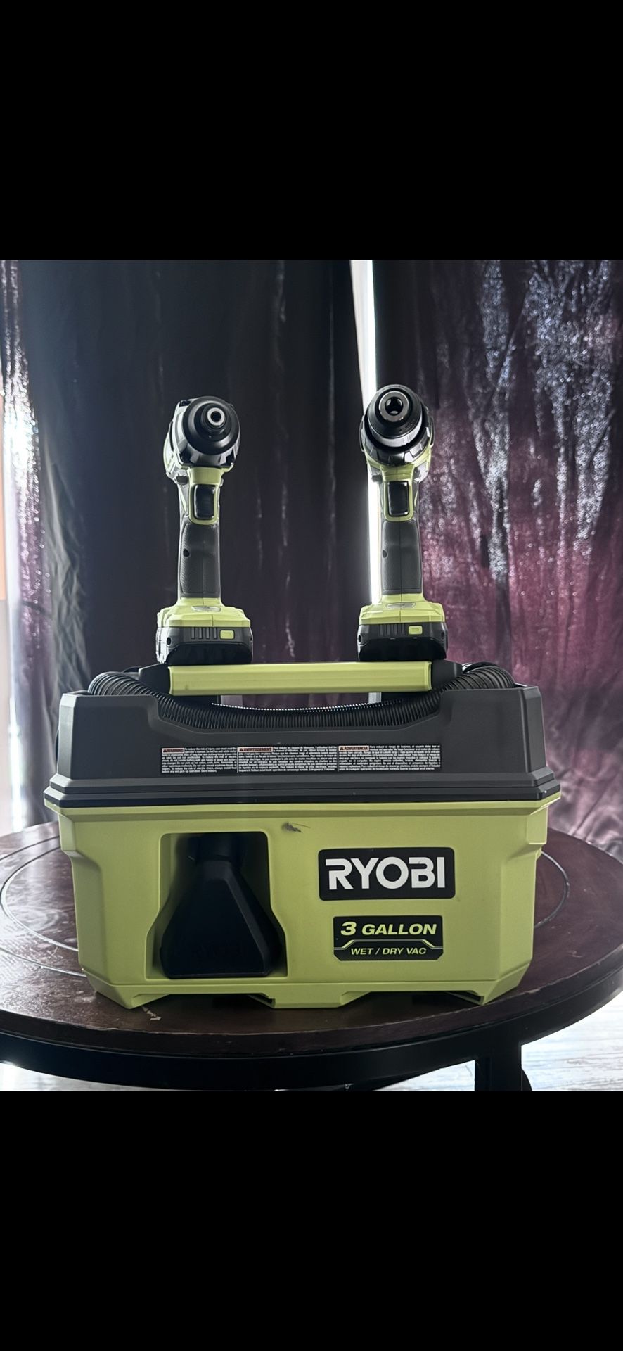 Ryobi Drills And Vacuum 