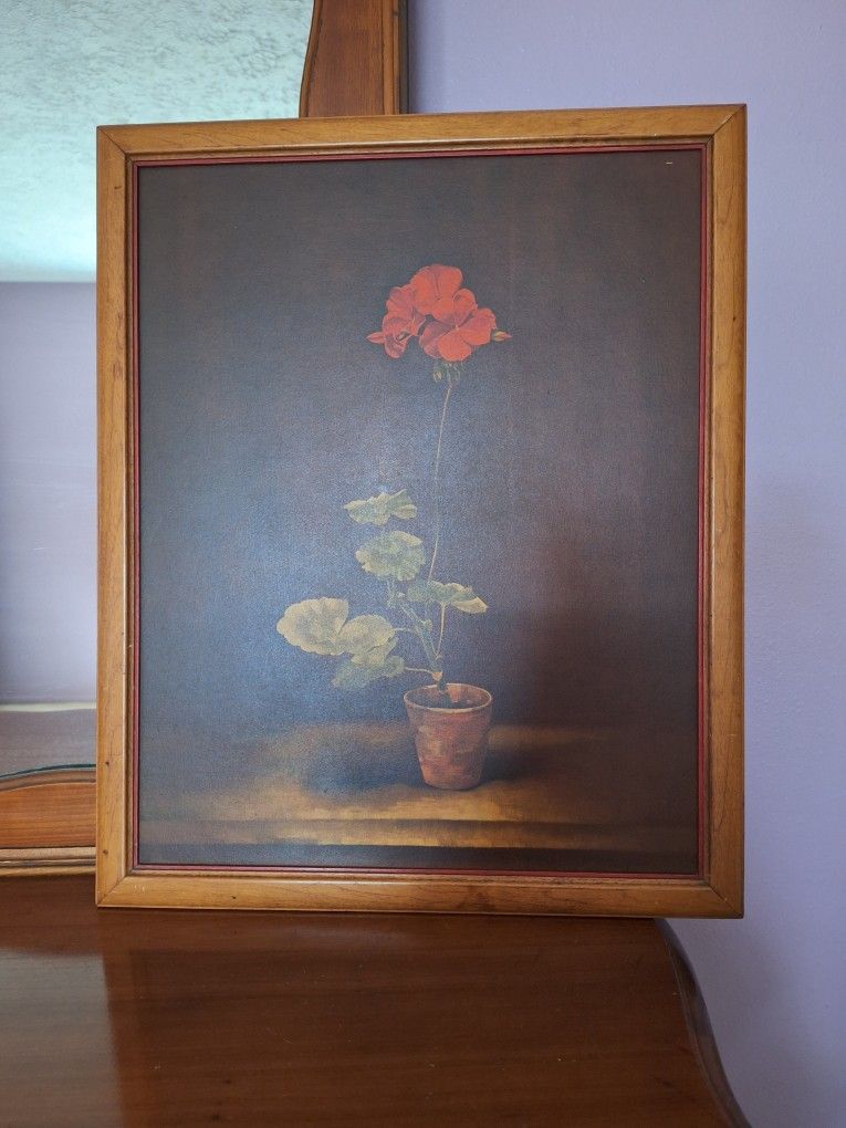 Red Geranium by Marcus Jacobi