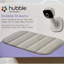 SET OF BABY MOVEMENT MONITOR + HD BABY CAMERA SMART WIFI INFANT SAFETY NURSERY PARENTING GIFT (NEW) 