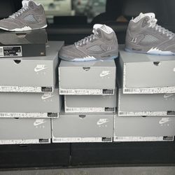 Air Jordan Retro 5 Wolf Grey 