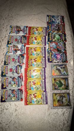 Pokemon cards and packs