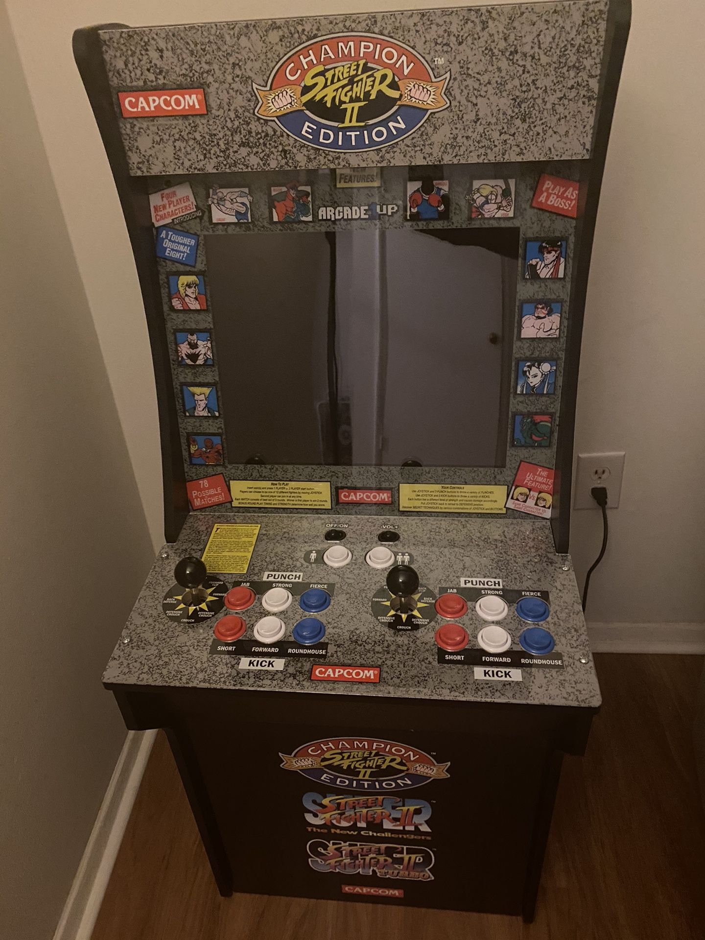 Street fighter arcade game