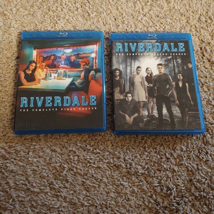 Assorted Blu-rays $ 2 Ea./ Season 1 & 2. Of Riverdale $3 Ea