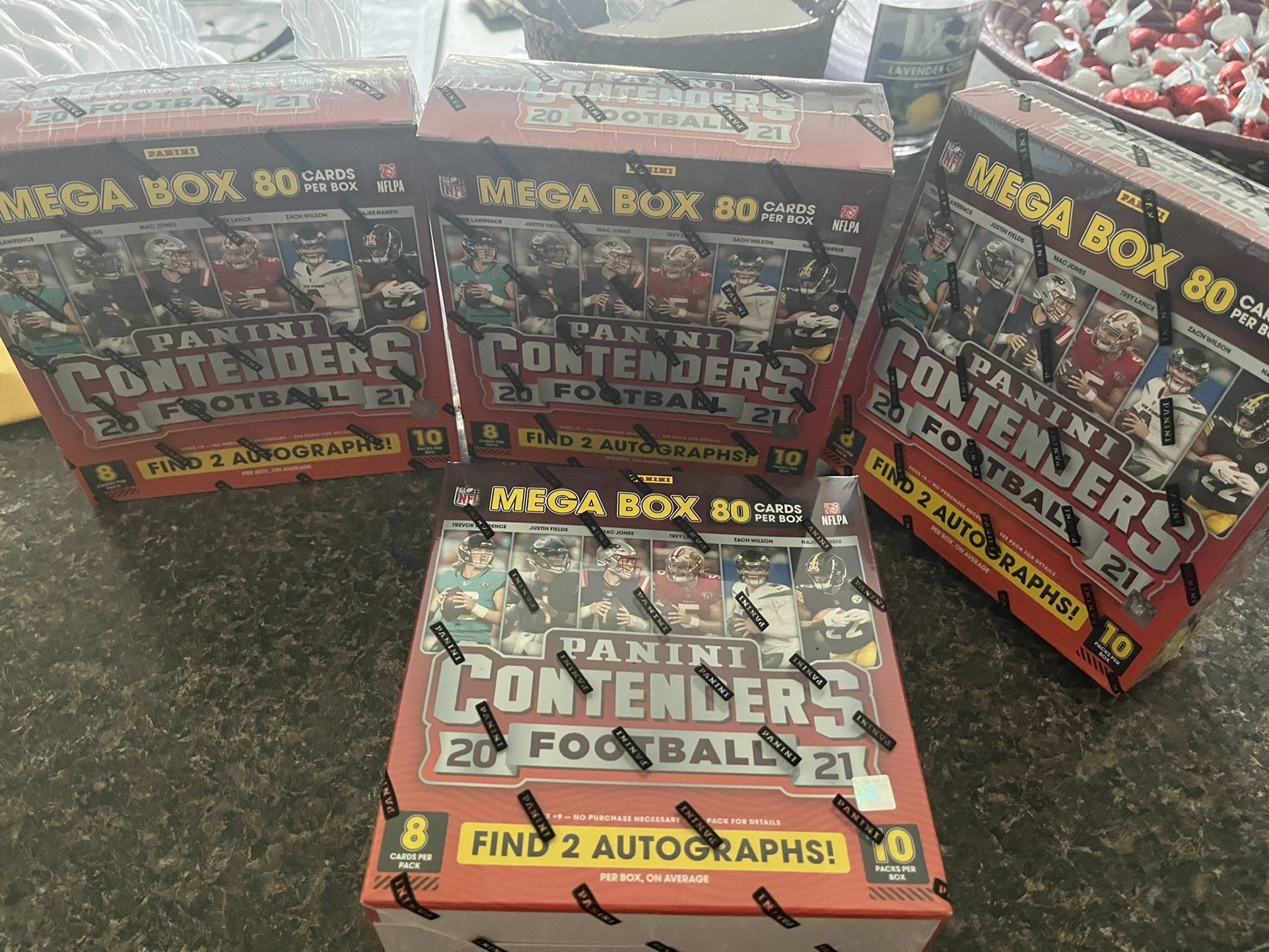 2021 Contenders Fanatics Exclusive Mega Boxes Nfl