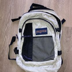 JanSport Backpack Light Color School Hiking Carryall 