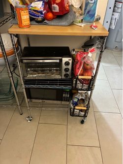 Kitchen storage shelf