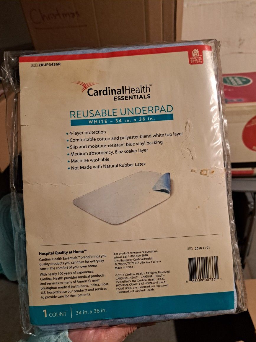 Reusable Underpads Cardinal Health X9