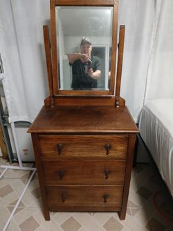 Vintage Dresser with Mirror