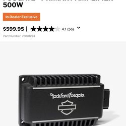 Harley Davidson Rockford Fosgate 500 Watt Main Amp
