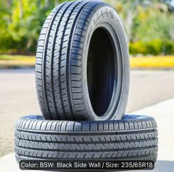 Two 235 65 18 Tires Tire Atlas Paraller 4x4 HP 235/65R18 106H A/S Tyres