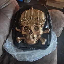 Black And Gold Backpack