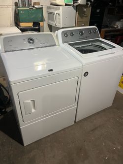 Maytag washer electric dryer installed