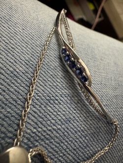 Sapphire bolo bracelet