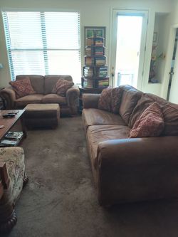 Sleeper Sofa, Loveseat and Footstool