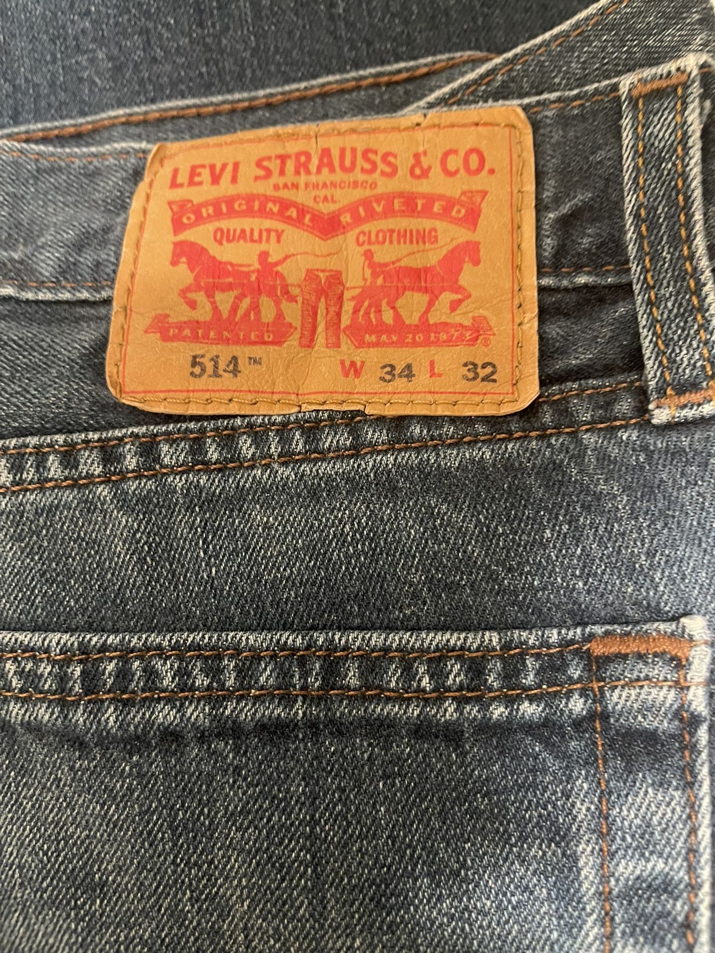 Levi’s 514’s Size 34/32