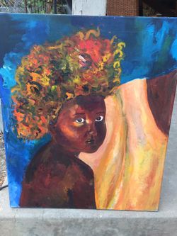 Girl with Color - Painting