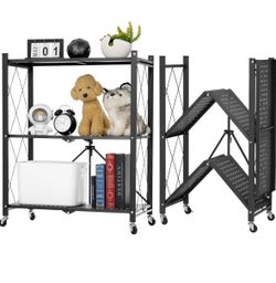 Foldable 3 tier metal shelf *NEW in BOX*