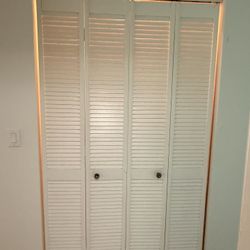 White Closet Door Set