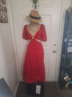 Beautiful red dress