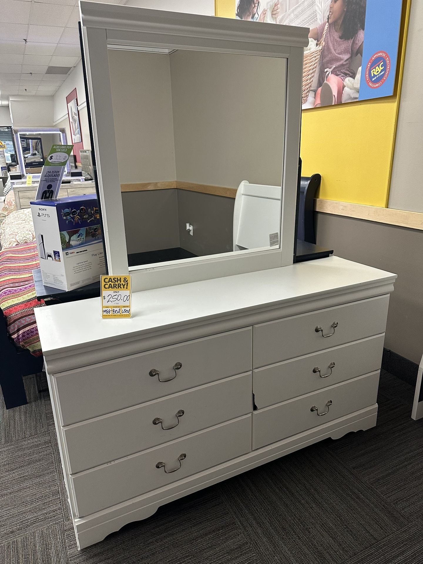 Dresser And Mirror
