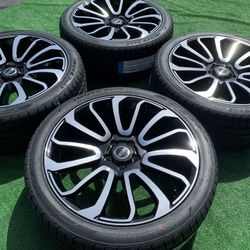Brand new range rover wheels and tires
