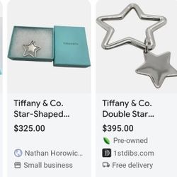 Tiffany & Co Star 🌟 Rare Double Star