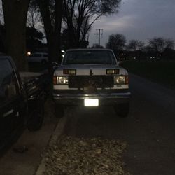 Ford F-250 with plow