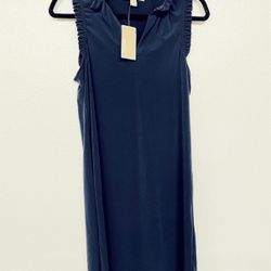 Michael Kors navy blue new sundress size S