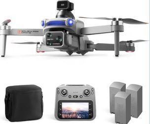 100% Brand New in box 4K Drone with Camera for Adults,5G Screen Remote,GPS auto Return,120° Angle