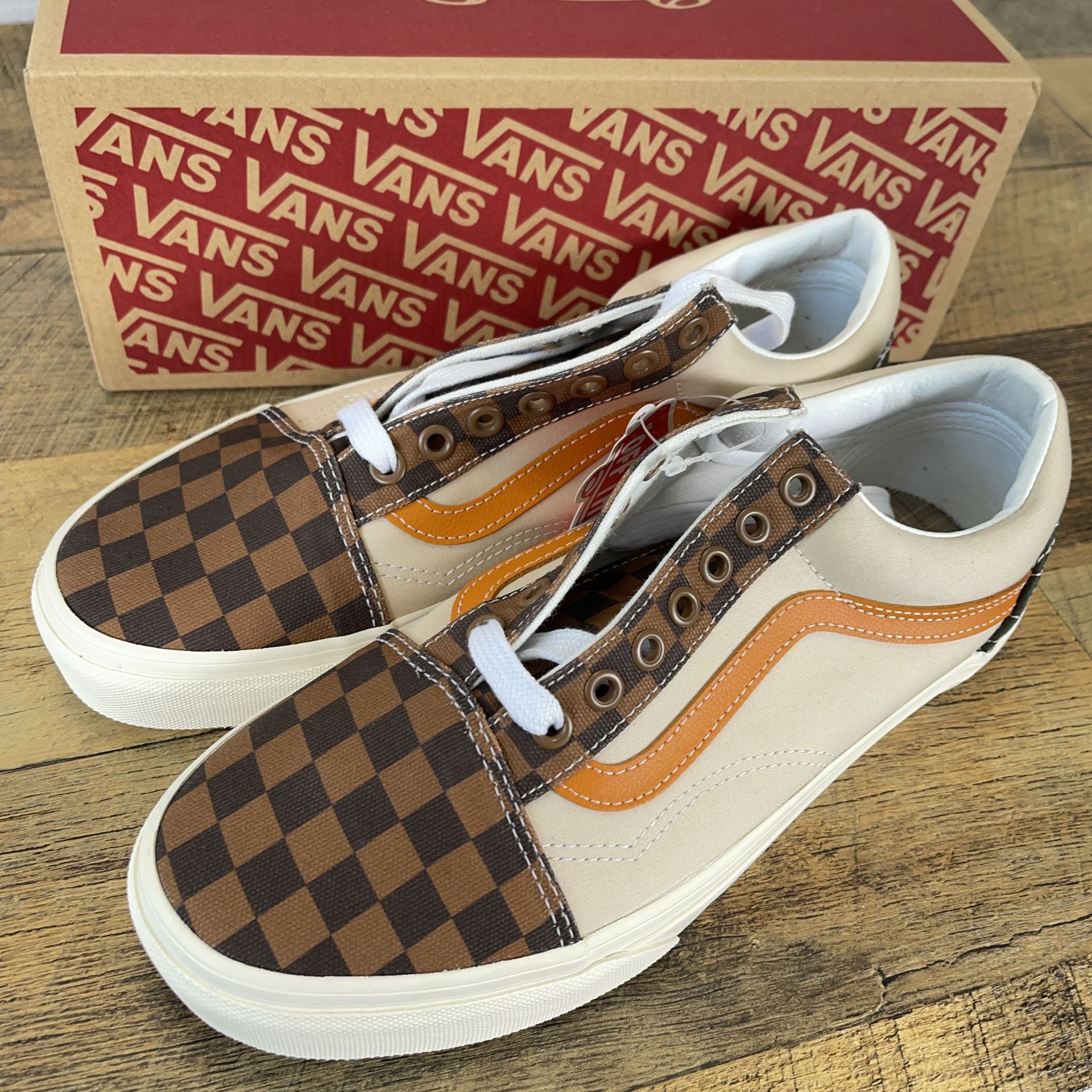 Vans Old Skool Mixed Utility Checkerboard Shoes