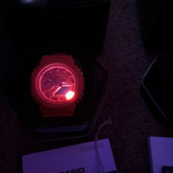 Red G-Shock 