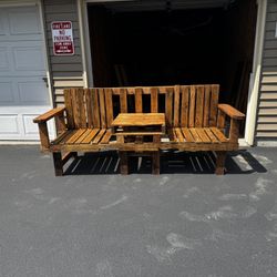 Handmade Large Two Seater Bench