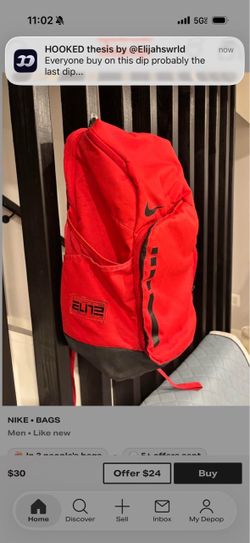 Nike elite bag