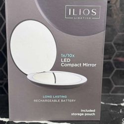 Ilios lighting LED compact mirror 1x/10x 