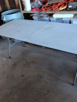 table folding white