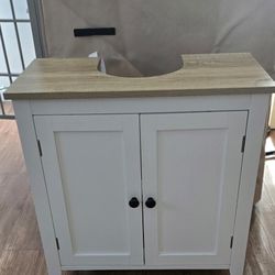 Cabinet For Pedestal Sink Bathroom Storage
