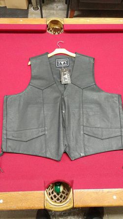 New Leather Vest Motorcycle syles