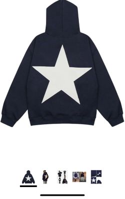 Aelfric Eden Star Hoodie Black With Stars Small