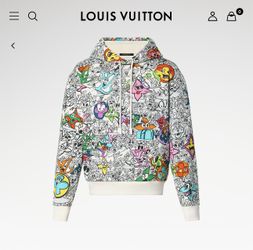 Louis Vuitton monogram comics hoodie