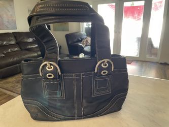 Coach Black Leather Purse