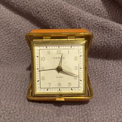 Semca Portable Alarm Clock Germany 1959 Vintage