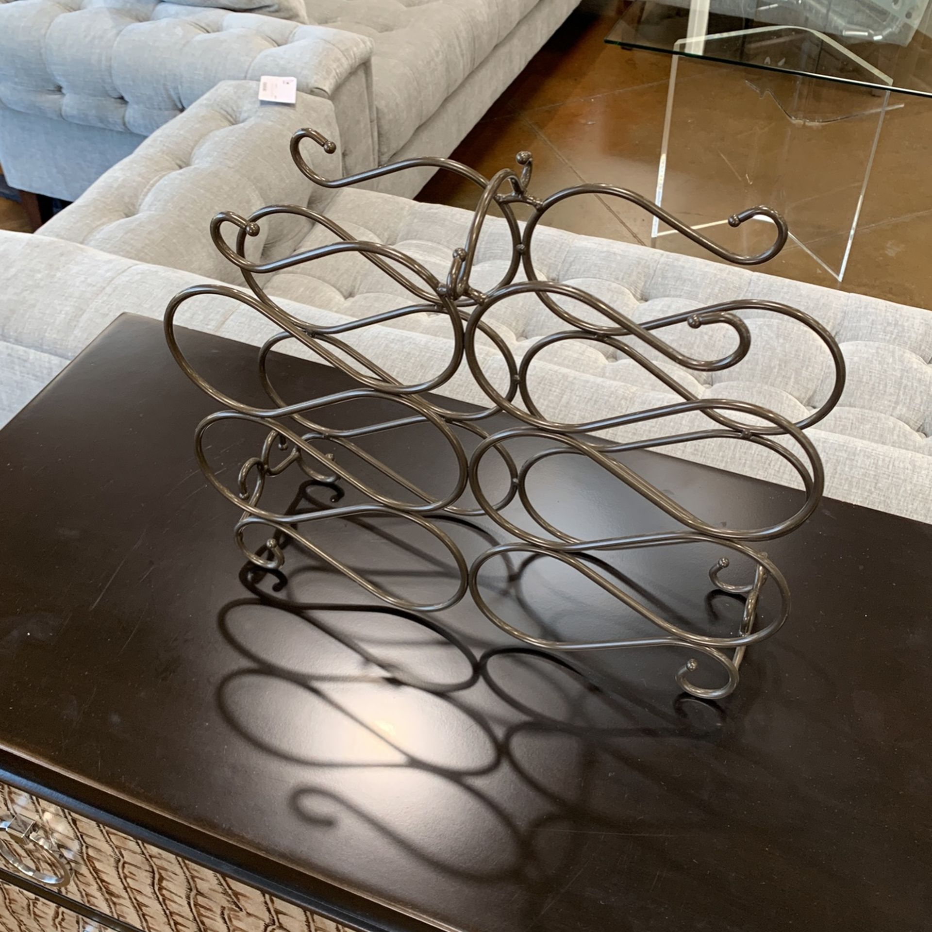 10-12 Bottle Crate And Barrel Wine Rack