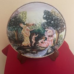 Vintage Capodimonte plate